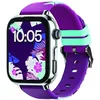 Image de SaveFamily SaveWatch Plus 2 Montre pour Enfant GPS Appels Whatsapp App Store - Argenté et Bracelet en Silicone Maui