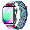 Image de SaveFamily SaveWatch Plus 2 Montre pour Enfant GPS Appels Whatsapp App Store - Cadran Argenté et Bracelet en Tissu Tribeca
