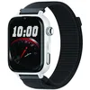 Image de SaveFamily SaveWatch Plus 2 Montre pour Enfant GPS Appels Whatsapp App Store - Cadran Blanc et Bracelet en Tissu Black Night