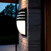 Image de Applique Murale Extérieure Aluminium Titus Grid Noir