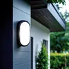 Image de Plafonnier LED Extérieur Ovale 25W Black IP65 98x198 mm 6500K Blanc froid