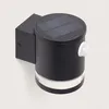 Image de Applique Murale Extérieure Solaire LED Aluminium avec Détecteur de Mouvement Mini Draco Noir