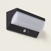 Image de Applique Murale Extérieure Solaire LED 5W Aluminium avec Détecteur de Mouvement Goran Noir
