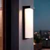 Image de Applique Murale LED Extérieure Aluminium Tyron 22W 4000K Noir Blanc neutre