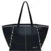 Image de Sac à épaule - DESIGUAL - Manhattan Pespuntes Guimar - Noir - 100% polyuréthane - 36x30 cm