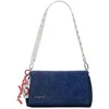 Image de Sac à épaule - DESIGUAL - Sierra Naron Flap Bag M - Bleu foncé - 100% polyuréthane - 380 g