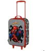 Image de Valise Trolley Soft 3D - Spiderman Symbol - Gris - Taille Unique