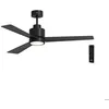 Image de Ventilateur de plafond - Palau - HTD-130 - Noir - 40W - Télécommande incluse