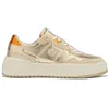 Image de Baskets D.Franklin Court Basic Snake - gold
