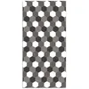 Image de Tapis Vinyle Panorama Mosaïque Hexagones de Ton Gris 40x80 cm - Tapis pour Cuisine Bureau et Salon en PVC