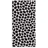 Image de Tapis Vinyle Panorama Motif Pavé Noir 40x80 cm - Tapis pour Cuisine Bureau et Salon en PVC