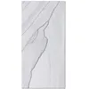 Image de Tapis Vinyle Panorama Marbre Gris 40x80 cm - Tapis pour Cuisine Bureau et Salon en PVC