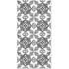 Image de Tapis Vinyle Panorama Carreaux Ciments Cordoue Gris 80x150 cm - Tapis pour Cuisine Bureau et Salon en PVC