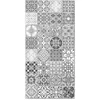 Image de Tapis Vinyle Panorama Carreaux Ciments Jaen Gris 40x80 cm - Tapis pour Cuisine Bureau et Salon en PVC