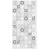 Image de Tapis Vinyle - Panorama - Carreaux Ciments Love - Gris - 40x80 cm - Résistant et Économique