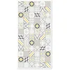 Image de Tapis Vinyle - Panorama - Love Jaune - 40x80 cm - Carreaux Ciments - Résistant Intérieur/Extérieur