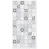Image de Tapis Vinyle Panorama Carreaux Ciments Love Gris et Bleu 80x250 cm - Tapis pour Cuisine Bureau et Salon en PVC