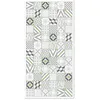 Image de Tapis Vinyle - Panorama - Carreaux Ciments Love - Vert - 80x300 cm - Résistant et Économique