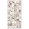 Image de Tapis Vinyle Panorama Carreaux Ciments Love Brun 80x200 cm - Tapis pour Cuisine Bureau et Salon en PVC