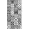 Image de Tapis Vinyle Panorama Carreaux Ciments Nijar Gris 80x200 cm - Tapis pour Cuisine Bureau et Salon en PVC