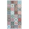 Image de Tapis Vinyle Panorama Carreaux Ciments Nijar Multicolore 80x200 cm - Tapis pour Cuisine Bureau et Salon en PVC