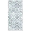 Image de Tapis Vinyle Panorama Carreaux Ciments Triana Bleu 60x200 cm - Tapis pour Cuisine Bureau et Salon en PVC