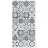 Image de Tapis Vinyle - Panorama - Triana - Carreaux Ciments - Gris - 40x80 cm