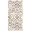 Image de Tapis Vinyle Panorama Carreaux Ciments Triana Brun 80x150 cm - Tapis pour Cuisine Bureau et Salon en PVC