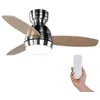 Image de Ventilateur de Plafond Kekai Mistral DC 92x34 cm 55W Argent avec Pales en Bois Lumière Réglable Minuterie et Télécommande