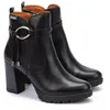 Image de Bottines femme noires Connelly - Pikolinos - Talon aiguille 9cm - Cuir - Fermeture zip
