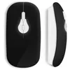 Image de Souris Sans Fil - Ampoule - Noir - Compatible Mac et PC - Clé USB WiFi incluse - Ergonomique