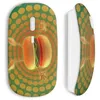 Image de Souris sans fil - MANIACASE - Burger - Couleur verte - Clé USB Wi-Fi incluse - Compatible Mac et PC