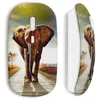 Image de Souris sans fil - Elephant - Blanc - Clé USB wifi incluse - Compatible Mac et PC - Ergonomique