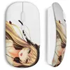 Image de Souris Sans Fil - MANIACASE - Manga Bakemonogatari - Clé USB WiFi incluse - Compatible Mac et PC - Blanc