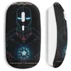 Image de Souris sans fil - MANIACASE - Iron Man - Rouge et or - Compatible Mac et PC - USB wifi