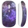 Image de Souris sans fil - Galaxy - Violet - USB wifi - Compatible Mac et PC - Ergonomique