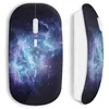 Image de Souris sans fil - Galaxy - Bleu - Clé USB wifi incluse - Compatible Mac et PC - Technologie sans fil