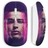 Image de Souris Sans Fil - MANIACASE - Cristiano Ronaldo - Violet - Compatible Mac et PC - USB