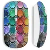 Image de Souris sans fil - MANIACASE - Palette peinture - Couleur noire - Clé USB wifi incluse - Compatible Mac et PC