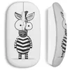 Image de Souris sans fil - Zèbre - USB - Compatible Mac et PC - Clé USB wifi incluse - Design unique
