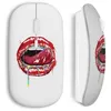 Image de Souris sans Fil - Kiss - Kiss color - USB WiFi inclus - Compatible Mac et PC - Blanc