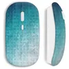 Image de Souris sans Fil - Water mosaic - Bleu - Clé USB wifi incluse - Compatible Mac et PC