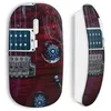 Image de Souris sans fil - Guitare - Pourpre - Compatible Mac et PC - Clé USB wifi incluse - Design unique