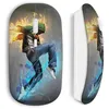 Image de Souris sans Fil - MANIACASE - Street dance - Couleur Blanc - Clé USB wifi incluse - Compatible Mac et PC