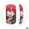 Image de Souris Sans Fil - MANIACASE - Karma Akabane - Rouge - Compatible Mac et PC - Clé USB wifi incluse