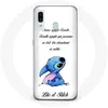 Image de Coque - Lilo et Stitch - Galaxy A20 - Souple - Blanc - Ohana Citation