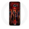 Image de Coque pour Samsung Galaxy S6 Edge Stranger Things Affiche Equipages Fan Art Saison 4