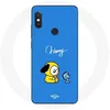 Image de Coque pour Xiaomi Redmi Note 5 Pro Bangtan BTS BT21 Chimmy Jimin Fond Bleu