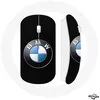 Image de Souris sans fil - BMW - Logo fond noir - USB wifi - Compatible Mac et PC - Noir