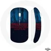 Image de Souris Sans Fil - MANIACASE - Stranger Things - Logo Saison 2 - Clé USB Wifi - Couleur Bleue